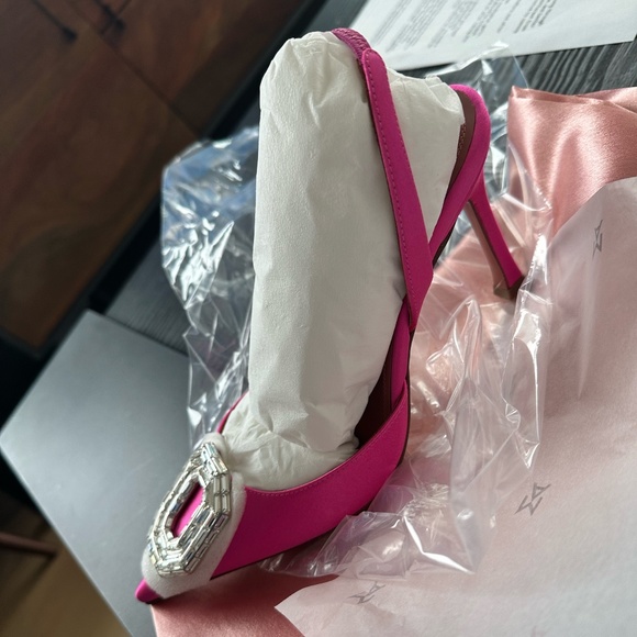 Amina Muaddi Shoes - Amina Muaddi Camilla 95mm